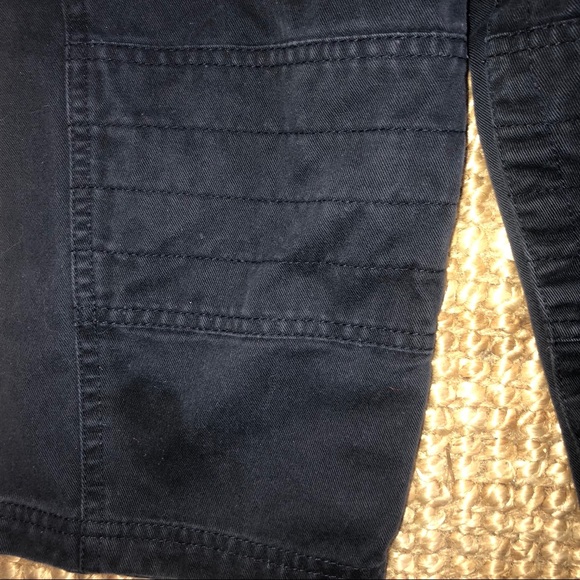 3t boys navy brushed twill Dockers preppy overalls - Picture 2 of 4